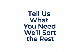 Tell us what you need We’ll sort the rest, Oaklease